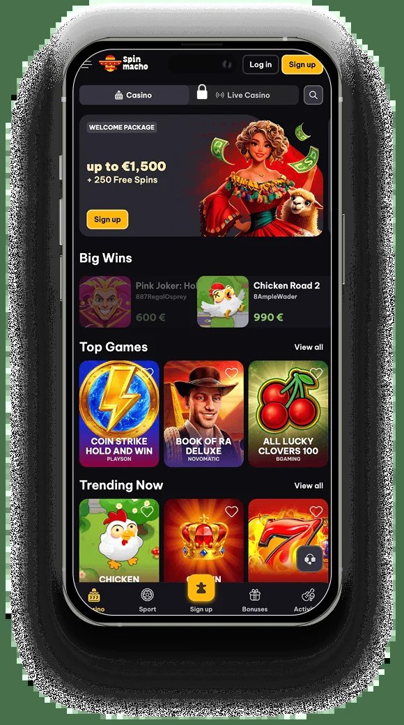 Global - spinmacho free spins