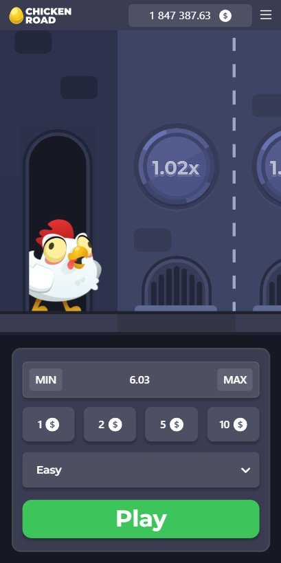 Chicken road in Spain